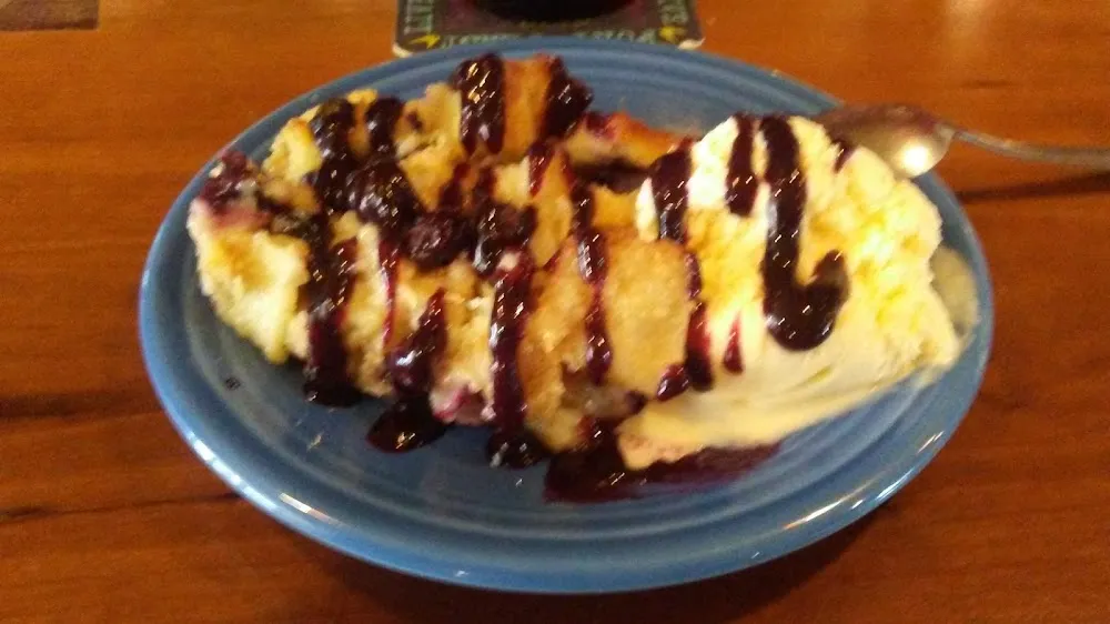 Blueberry Bread Pudding